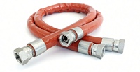 Tuyau PTFE haute pression 34-69 bars, tressé en acier inoxydable, corrugué, pour produits chimiques industriels, 10 m, haute température