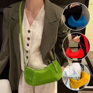 Lz Tùy Chỉnh Logo Giả Da Lộn Hobo Túi Womens Togo Da Chính Hãng Vai nách Túi Xách Cho Mùa Thu Thời Trang - Product Image 1