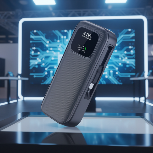Portable Charger Power Station Customize Rechargeable Built in Cable Power Banks 10000mah for Phones 100 w Power Bank
