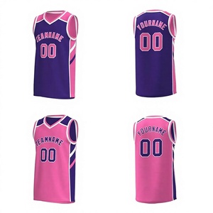 Conjunto de Uniforme de Baloncesto Personalizado 100% Poliéster para Adultos, Nombre del Equipo, Logotipo Frontal Sublimado, Ropa de Secado Rápido - Product Image 1
