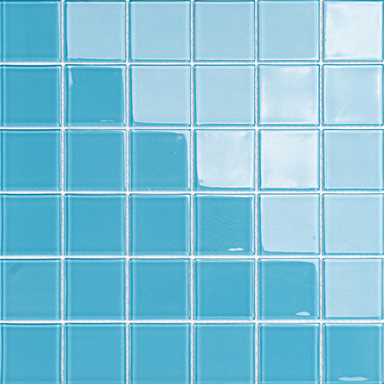 4812 mosaïque en verre bleu ciel