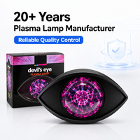 Lampe Plasma en Forme d'Œil au Design Artistique Unique, Sûre au Toucher, OEM ODM, pour Décoration de Table d'Appartement et Fournitures Créatives pour Fêtes