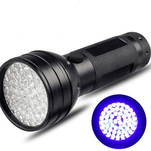 ไฟฉายยูวี 51 LED 100 LED 395nm กำลังสูง แสงอัลตราไวโอเลต ตรวจจับเงิน คราบสัตว์เลี้ยง หมึกที่มองไม่เห็น ปากกามาร์กเกอร์แมงป่อง แสงเรืองแสง - Product Image 3