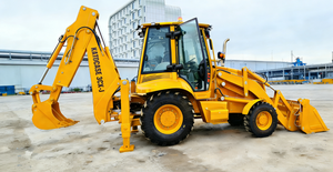 KATOCASE 3CX-J Dieselbetriebener Radlader Kompaktlader Baggerlader 1,5m Schaufelkapazität Ausgestattet mit 25+ Arbeitswerkzeugen Hohe Ladekapazität - Product Image 3