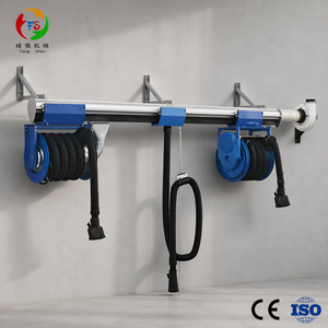 Sistema di Guide Scorrevoli per Scarichi FS-20000 Approvato CE ISO, Carrelli Avvolgibili a Parete Multi-Bay per Officina 1YW Personalizzato OEM - Product Image 2