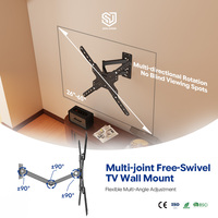 Senjiang Fabrikpreis Beliebtes Design Montierte Vollbewegliche Wandhalterung TV-Halterung Schwenkbare TV-Halterung für 26-65 Zoll Anpassbar