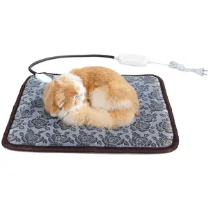 전기 애완 동물 패드 가열 방수 저전압 안전 실내 고양이 개 애완 동물 침대 전기 난방 패드 담요 침대 매트 미국 EU AU 플러그