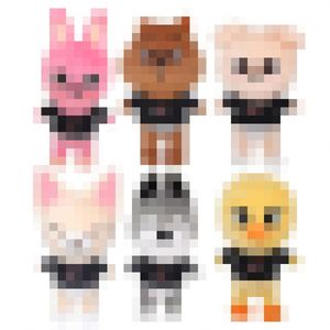 Kids Plush Figure <b>Stuffed</b> Animal <b>Toy</b> Super <b>Soft</b> PP Cotton Filled Custom Plushies Smiling Critters - Product Image 1