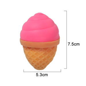 High Quality TPR Ice Cream Flour Filling Squishy Slow Return Hand Exercise <b>Squeeze</b> Stress Relieve Toys for Kids and Adults - Product Image 5