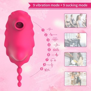 Vibrateur en forme de U <span class=keywords><strong>Youna</strong></span> en gros, 9 modes de vibration, télécommande sans fil, jouets sexuels pour femmes - Product Image 2