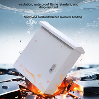 Boîtier de distribution industriel en acier galvanisé étanche IP30 pour usage extérieur, avec serrure hybride, 300A 230V, coffret électrique