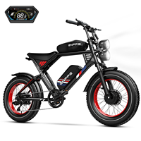 Nouveau Vélo Électrique Tout-Terrain Adulte 20 Pouces Pneus Larges Moteur Brushless 1500W Batterie Lithium 48V 45AH Cadre en Alliage d'Aluminium Freins Hydrauliques Doubles
