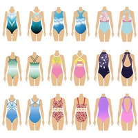 Justaucorps de danse respirant pour filles, taille personnalisée et imprimé dégradé par sublimation, idéal pour l'entraînement et la gymnastique