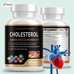 Suplemento de Colesterol con Extracto de Plantas, Tabletas de CoQ10 para el Corazón - Product Image 1