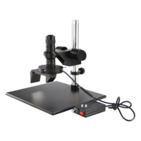Mikroskop Digital Aluminium FT-Opto FA3D0325BF FOV Besar 2D/3D Monokuler Video Mikroskop Zoom 0.6-5.0X CCD