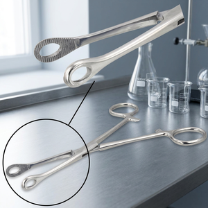 Pince de perçage du nombril en acier inoxydable de qualité supérieure avec logo personnalisé en vente - Product Image 3