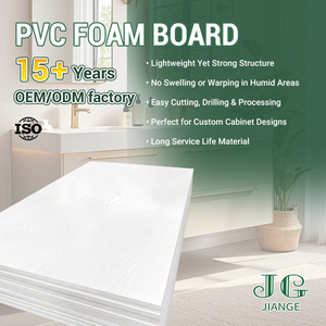 Panneau en mousse PVC rigide et lisse Jianguan personnalisable de 3 mm, 4 mm, 5 mm, 6 mm pour présentoirs publicitaires, anti-âge et résistant au feu - Product Image 1