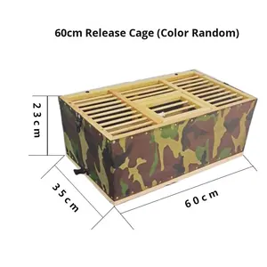 Vouwbare houten duivenkooi voor wedstrijdtraining, draagbare handzame duivenkooi voor duiven - Product Image 5