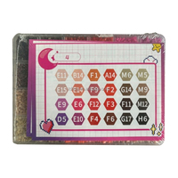 Lot de perles en plastique Artkal pour loisirs créatifs, 24 couleurs, perles Pyssla Perler unisexe, jouet créatif à fusionner, perles Hama Perler