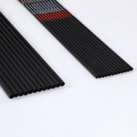Tige de flèche en carbone ACCMOS ID 5.2mm 0.003/0.001 Spine 300-700 pour tir à l'arc, arbalète, chasse et tir sportif