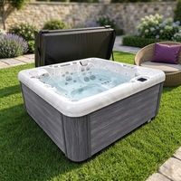 VIRLUX Spa de nage extérieur autoportant moderne avec système de bain à remous massant