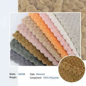 Özel Faux kürk lüks kumaş dalgalı kaplumbağa kabuk desen baskılı Faux tavşan kürk kumaş ev tekstili için - Product Image 2