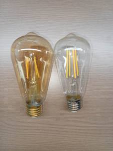 Ampoule LED vintage à filament E27, abat-jour en verre, haute luminosité 1000LM AC - Product Image 3