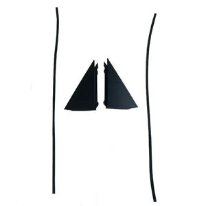 838302L000 Modanatura del Montante Esterno della Porta Posteriore per <span class=keywords><strong>Hyundai</strong></span> I30 2007 <span class=keywords><strong>2008</strong></span> 2009 2010 2011 2012 - Product Image 2