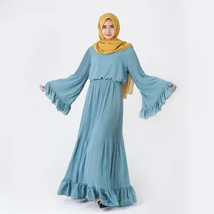 Cross Border desain terbaru gaun Muslim wanita Abaya Modern kualitas tinggi untuk pakaian Muslim pakaian kasual