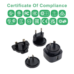 Ul FCC CE ukca SAA PSE KC chứng nhận <span class=keywords><strong>USB</strong></span> sạc 5V 1A 1.2A 1.5A 2A 2.1A 2.4A 2.5A với hoán đổi cho nhau <span class=keywords><strong>EU</strong></span> chúng tôi <span class=keywords><strong>UK</strong></span> AU JP KR phích cắm - Product Image 3