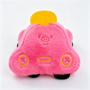 Peluche de coche rosa personalizado, peluche de taxi, peluche de coche con forma de cerdo - Product Image 1