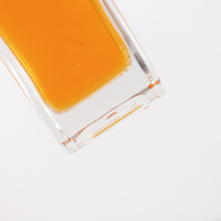 750ml Long Grand carré Rectangulaire Forme Vodka Tequila Brandy Whisky Bouteilles En Verre Offre Spéciale