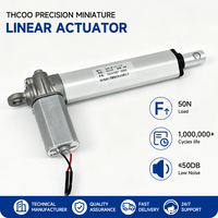 Actionneur linéaire haute vitesse 100N 12V 110mm 20 pouces, moteur étanche IP54 3000 tr/min pour ventilateur de maison intelligente
