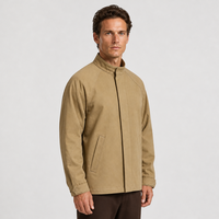 Veste en toile unisexe à fermeture éclair, 100% coton, vintage, de haute qualité, avec logo personnalisé OEM, fabriquée par XUCHANG
