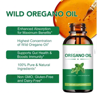 Ausreson OEM Huile Naturelle d'Origano en Gouttes – Complément Alimentaire qui Renforce l'Immunité et la Santé Intestinale – Gouttes d'Huile d'Origano Sauvage Pure