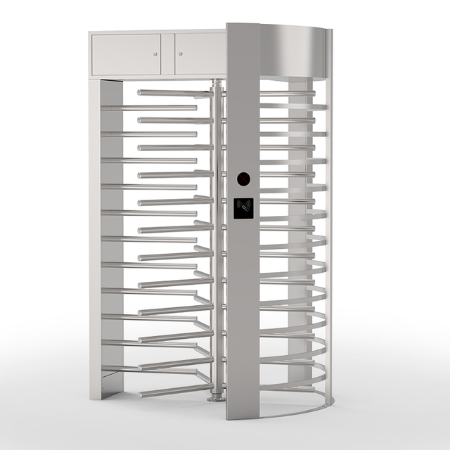 HCW 304ss Outdoor Full Height Turnstile Gate Pedestrian Control System with Automatic Stainless Steel Face Recognition Access