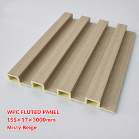 Panneau acoustique intérieur en WPC, lambris composite bois-plastique, revêtement mural imperméable et ignifuge, installation facile, pour espaces commerciaux et résidentiels