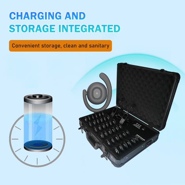 Digital Wireless Tour Guide System with LED Display, Dual Speaking & One-Key Control