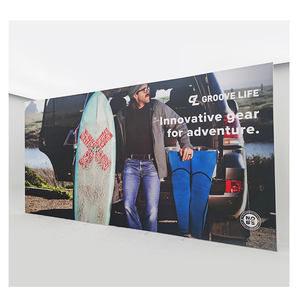 20 футов, быстро устанавливаемые экспонаты, Торговая выставка, Складная легкая задняя стенка для фотографии - Product Image 1