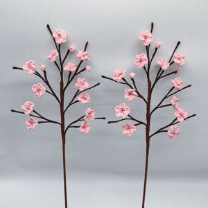 Ramo singolo di prugnolo all'uncinetto di alta qualità all'ingrosso per oggetti di scena fotografici, allestimenti scenografici e decorazioni nuziali - Product Image 5