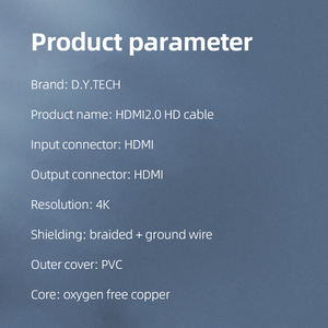 Высококачественный позолоченный <span class=keywords><strong>HDMI</strong></span>-кабель 4K <span class=keywords><strong>HDMI</strong></span> кабель штекер-штекер с винтами от 0,3 м до 15 м - Product Image 5