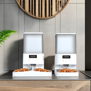 CITICITY - Comedero Inteligente para Mascotas de 5L, Dispensador Automático de Alimentos Eléctrico, Botella de Plástico con Dos Tazones de Acero Inoxidable, Alimentador para Perros - Product Image 3