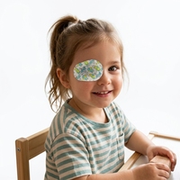 Lunettes médicales pour l'amblyopie et la strabisme, avec patch oculaire adhésif pour enfants, correction de l'amblyopie, pour un seul œil
