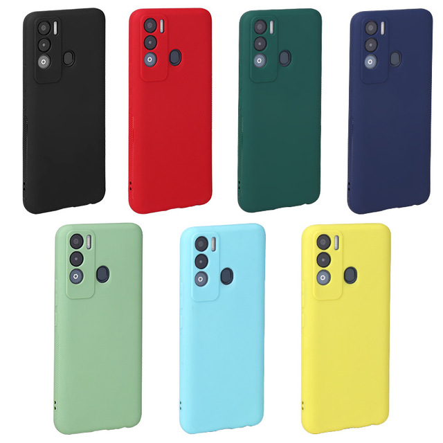 Wholesales Price Full Cover Antislip Mobile Phone Case Itel A58 TPU Protector Covers for Tecno 18P