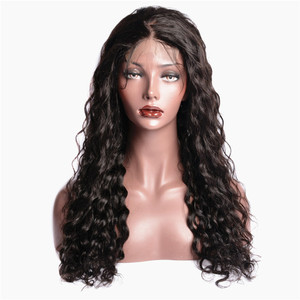 Peluca de Cabello Humano Virgen Brasileño con Ondas Naturales, sin Pegamento, con Cierre de Encaje, Estilo Mojado y Ondulado, 150% de Densidad, Pelucas de Cabello Humano con Frente de Encaje - Product Image 3