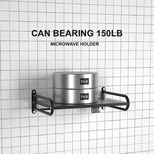 Jh-mech support de <span class=keywords><strong>four</strong></span> de cuisine avec crochets étagère <span class=keywords><strong>murale</strong></span> de <span class=keywords><strong>micro</strong></span>-ondes de qualité commerciale ou domestique robuste - Product Image 5