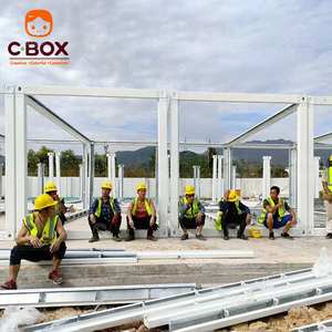 Cbox Wholesale Prefab Lightweight 20ft Tiny Home Modular Steel Villa Hotel Store Restaurant Detachable Container <b>House</b> - Product Image 5