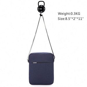 Bolso Bandolera Pequeño con Logotipo Personalizado de Fábrica BSCI, Bolsos de Mensajero Casuales con Cremallera para Hombre, Bolsos Bandolera para Oficina - Product Image 2
