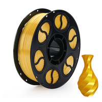 Filament d'imprimante 3D PLA, multicolores, soyeux, précision dimensionnelle +/- 0,03 mm, diamètre 1,75 mm, température d'impression 230°C, 1 kg