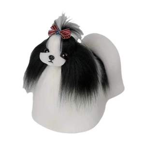 Mr. Jiang Perruque portable pliable en plastique pour animaux de compagnie Modèle de toilettage sans mannequin pour le nettoyage du Shih Tzu Yorkshire - Product Image 1